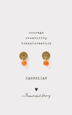 A Beautiful Story - Oranje Oorbellen