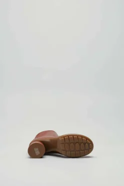 Agl - Cognac Enkellaars hak