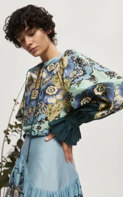 Alemais - Blauw Blouse