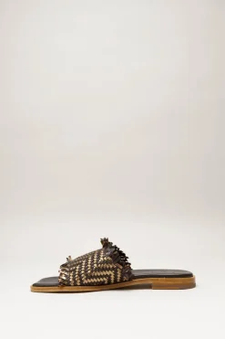 Allan K - Donkerbruin Slipper