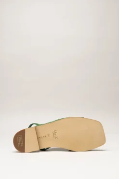 Allan K - Groen Sandaal plat