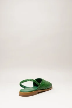 Allan K - Groen Sandaal plat