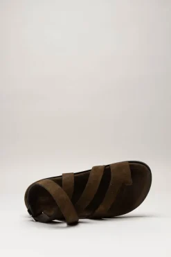 Alohas - Bruin Sandaal plat