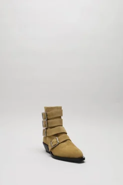 Alohas - Camel Enkellaars hak