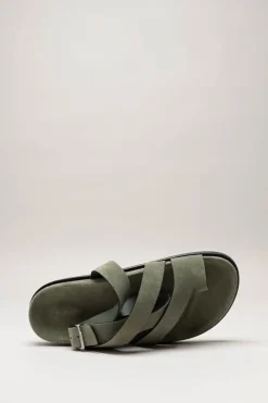Alohas - Kaki Sandaal plat