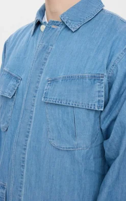 Anerkjendt - Lichtblauw Overshirt
