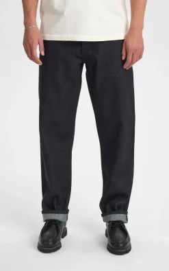 Anerkjendt - Marineblauw Jeansbroek