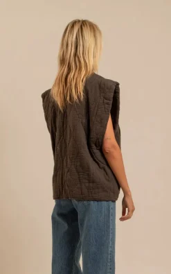 Aokyanos - Bruin Vest mouwloos