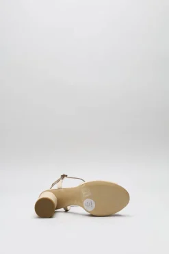 Atelier Content - Beige Sandaal hak