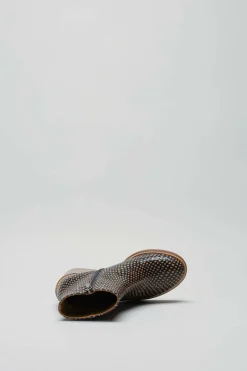 Atelier Content - Bruin Enkellaars hak