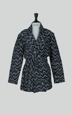 Avdw - Blauw/beige Jas