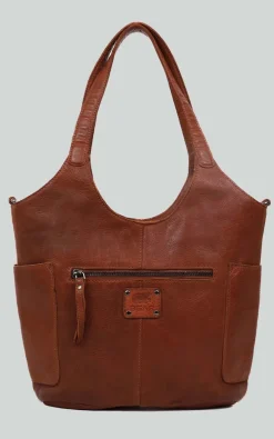 Bear Design - Cognac Schoudertas