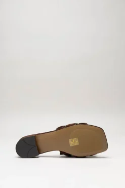 Bibi Lou - Donkerbruin Slipper