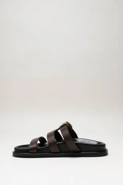 Bibi Lou - Donkerbruin Slipper