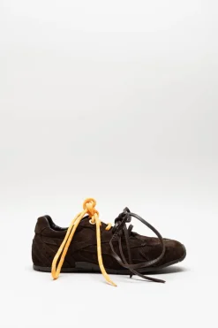Bronx - Donkerbruin Sneaker