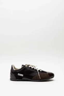 Bronx - Donkerbruin Sneaker