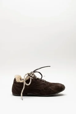 Bronx - Donkerbruin Sneaker