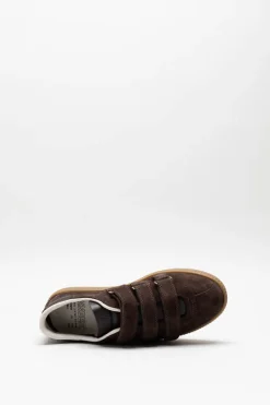 Bronx - Donkerbruin Sneaker