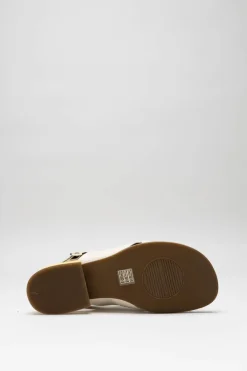 Chie Mihara - Lichtbeige Sandaal plat