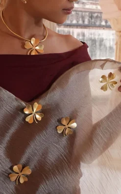 Christine Bekaert - Goud Broche