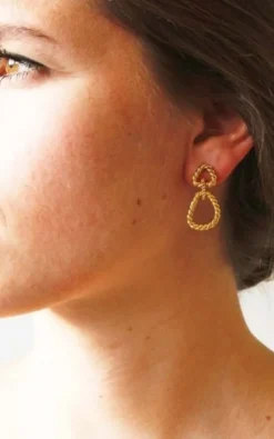 Christine Bekaert - Goud Oorbellen