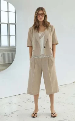 Co-couture - Lichtbeige Bermuda