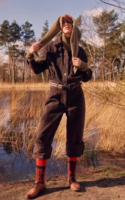 Collectors Club - Donkerbruin Jumpsuit