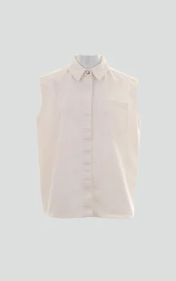 Collectors Club - Wit Vest mouwloos