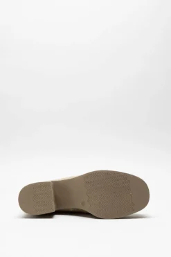 Ctwlk - Lichtbeige Enkellaars hak
