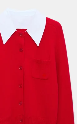Dorothee Schumacher - Rood Cardigan