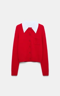 Dorothee Schumacher - Rood Cardigan