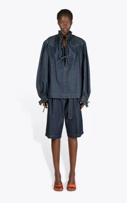 Dries Van Noten - Blauw Bermuda