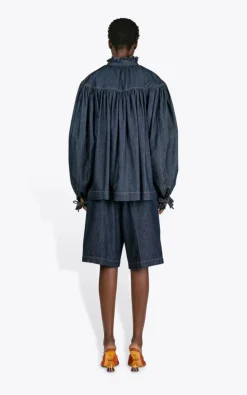 Dries Van Noten - Blauw Bermuda