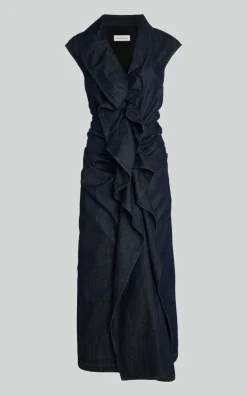 Dries Van Noten - Blauw Jurk