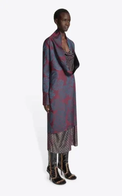 Dries Van Noten - Bordeaux Jurk