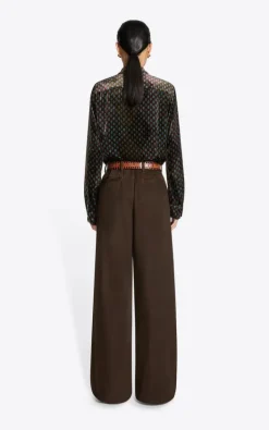 Dries Van Noten - Donkerbruin Broek