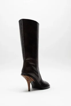 Dries Van Noten - Donkerbruin Laars