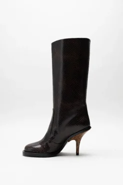 Dries Van Noten - Donkerbruin Laars