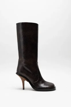Dries Van Noten - Donkerbruin Laars
