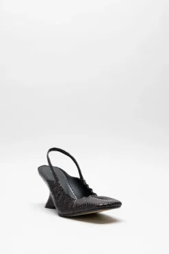 Dries Van Noten - Donkerbruin Pump