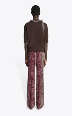 Dries Van Noten - Donkerroze Broek