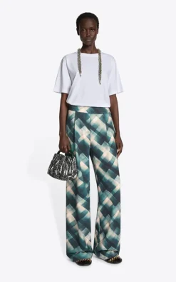 Dries Van Noten - Multi groen Broek