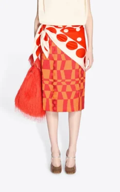 Dries Van Noten - Oranje Rok