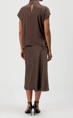 Drykorn - Donkerbruin Blouse