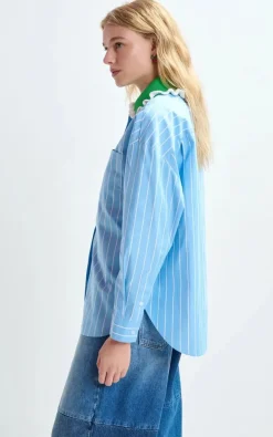 Essentiel Antwerp - Blauw Hemd