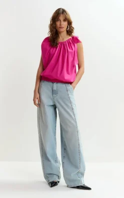 Essentiel Antwerp - Fuchsia T-shirt/top