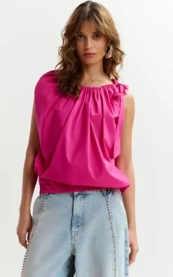 Essentiel Antwerp - Fuchsia T-shirt/top