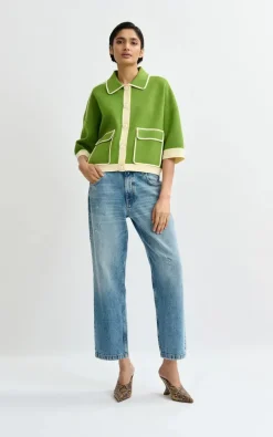 Essentiel Antwerp - Groen Cardigan