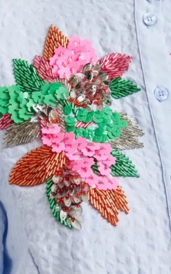 Essentiel Antwerp - Lichtblauw Blouse