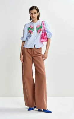Essentiel Antwerp - Lichtblauw Blouse
